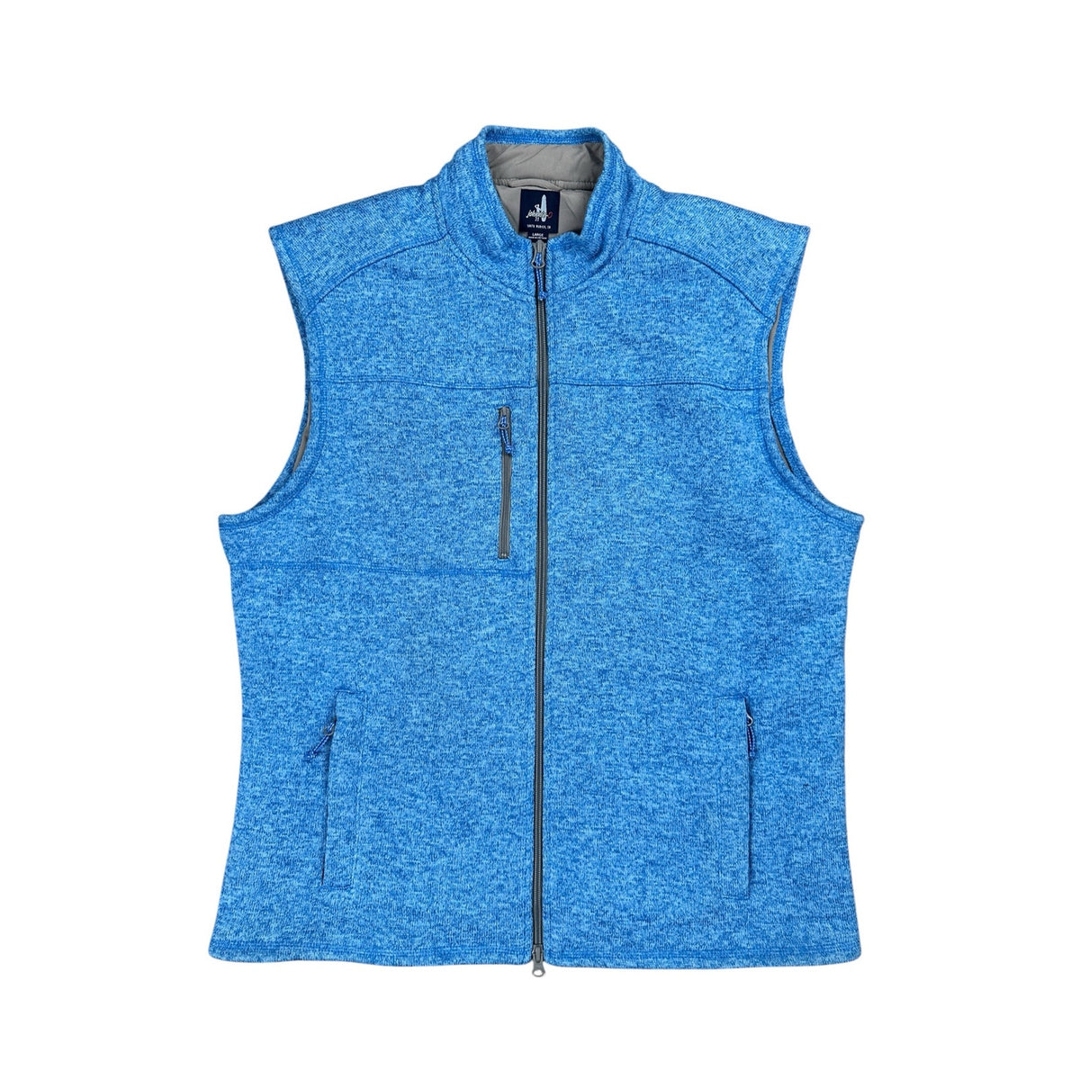 Johnnie-O Wes Full Zip Vest — Size Large // Preowned