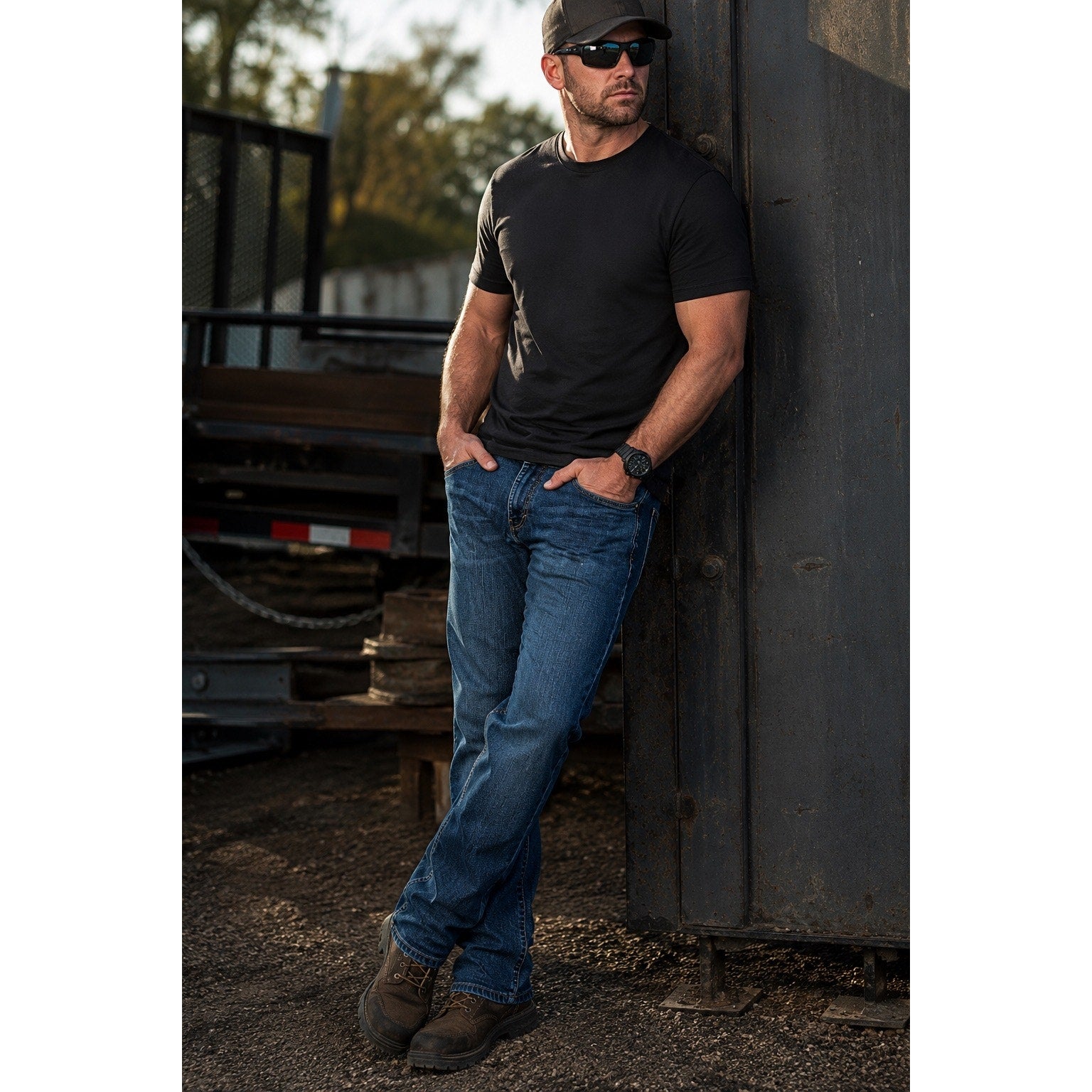 Vertx Defiance Tactical Jeans in Blue — Size 38x32 // Preowned