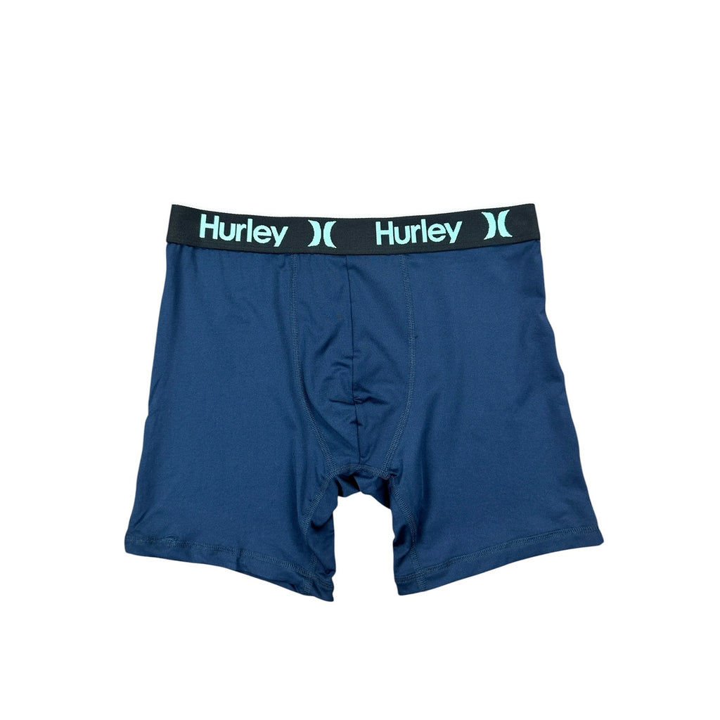 Hurley 6-Inch No Fly Pouch Sweat Wicking Boxer Briefs 5-Pack — Size Small