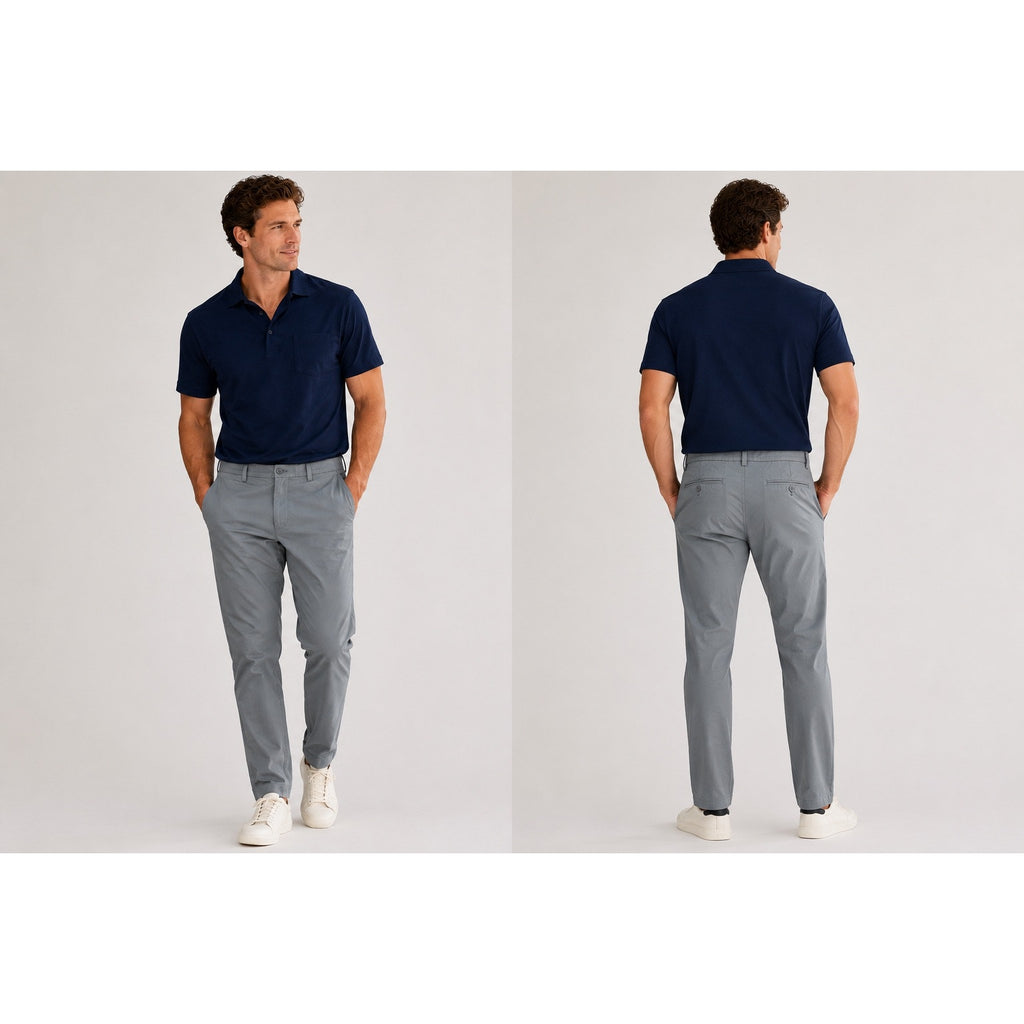Vineyard Vines On the Go Performance Chino Pants in Gray — Size 33x32 // Preowned
