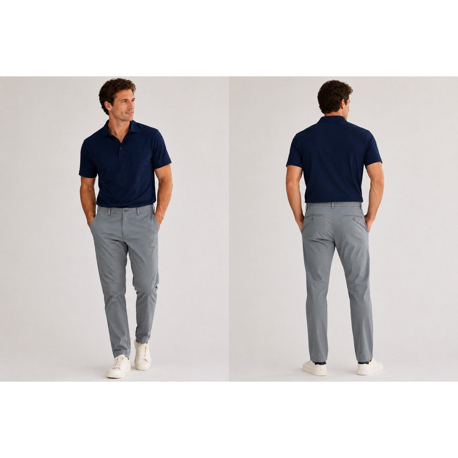 Vineyard Vines On the Go Performance Chino Pants in Gray — Size 33x32 // Preowned