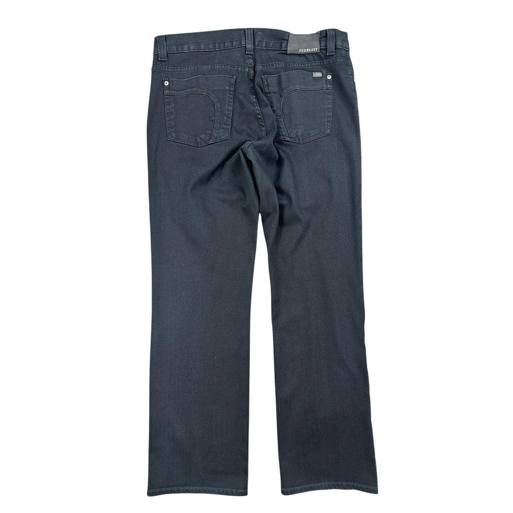 Fidelity Straight Leg Generation Noir Jean in Generation Noir Black — Size 36 // Preowned