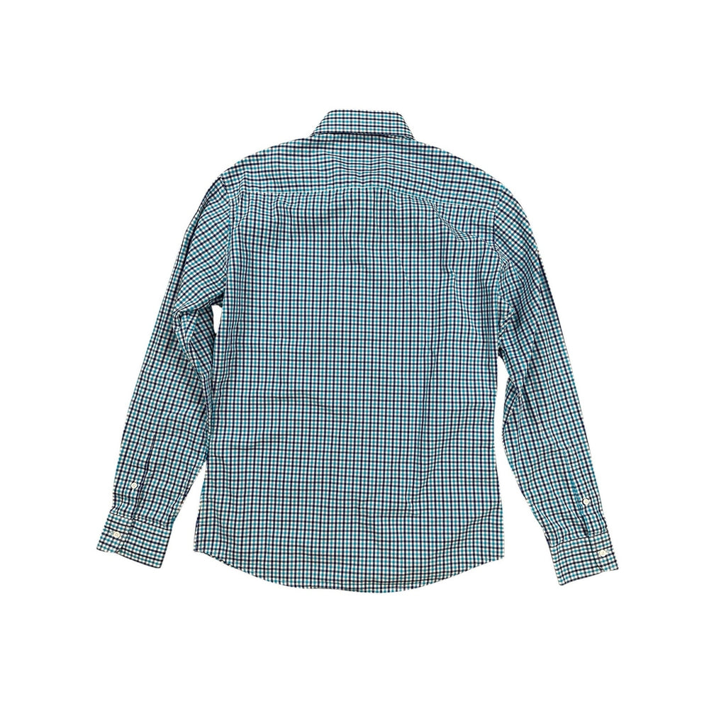 M Tailor Checkered Long Sleeve Button Down - Medium