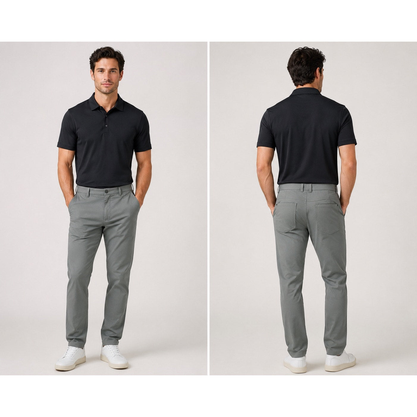 Myles Tour Performance Pants in Gray — Size 36 // Preowned