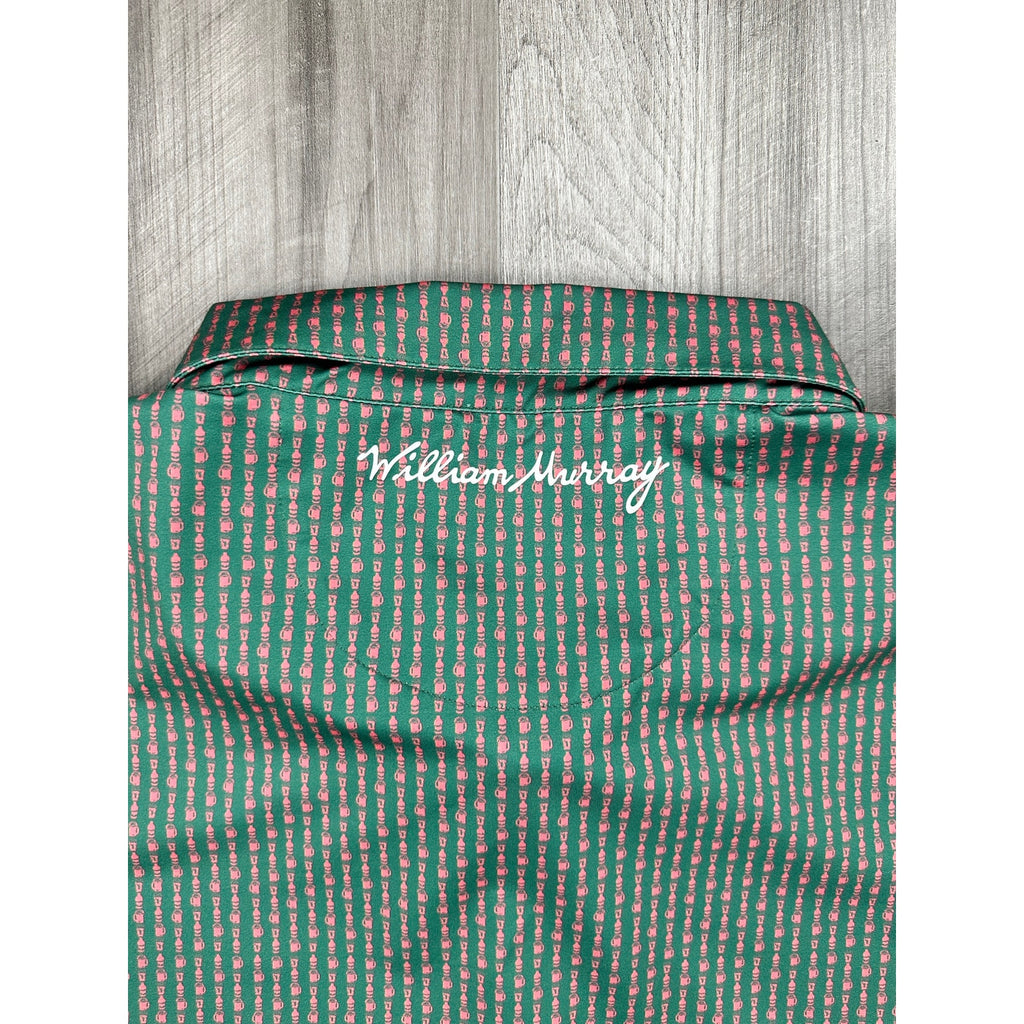 William Murray Beersucker Golf Polo — Size 3XL // Preowned