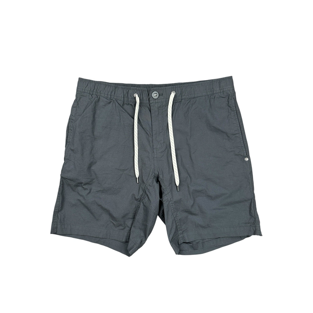 Vuori Charcoal Ripstop Cotton Shorts - Large