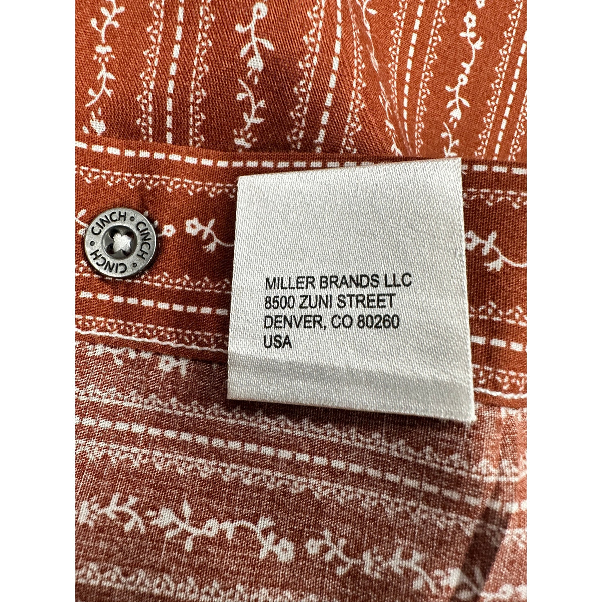 Cinch Modern Fit Western Long Sleeve Pearl Snap Shirt — Size Medium // Preowned