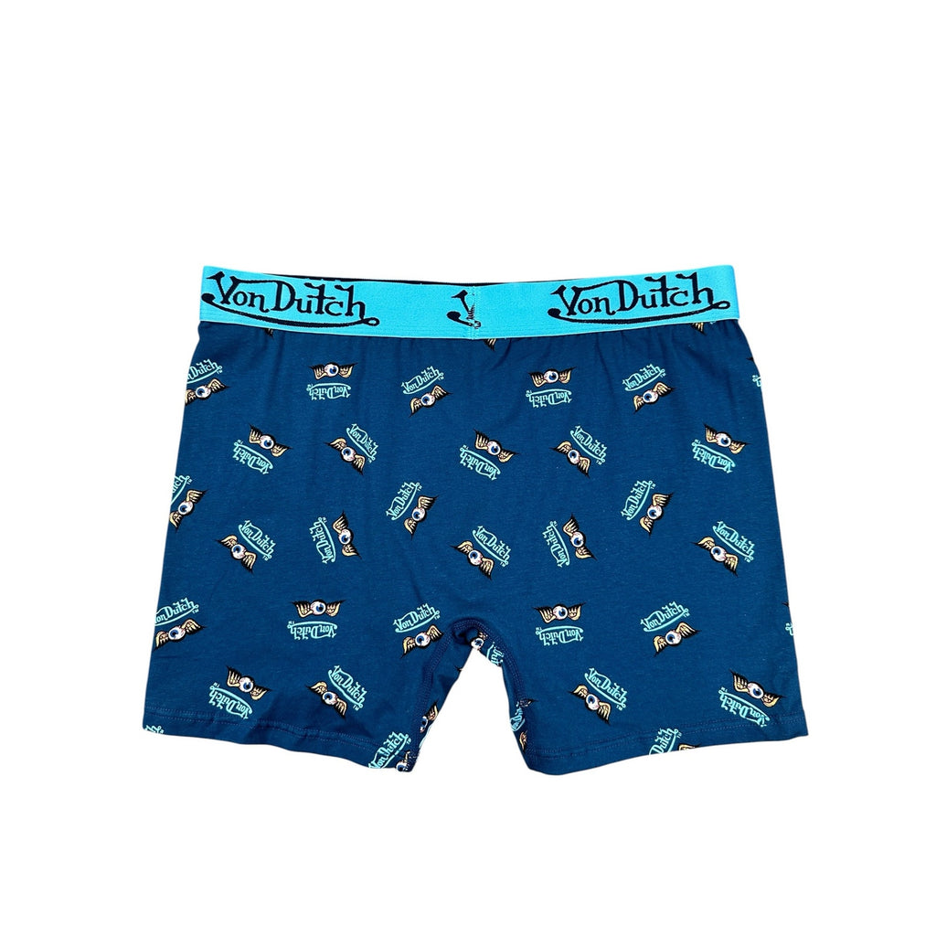 Von Dutch Cotton Stretch Boxer Briefs 4-Pack in Multi Assortment — Size Large
