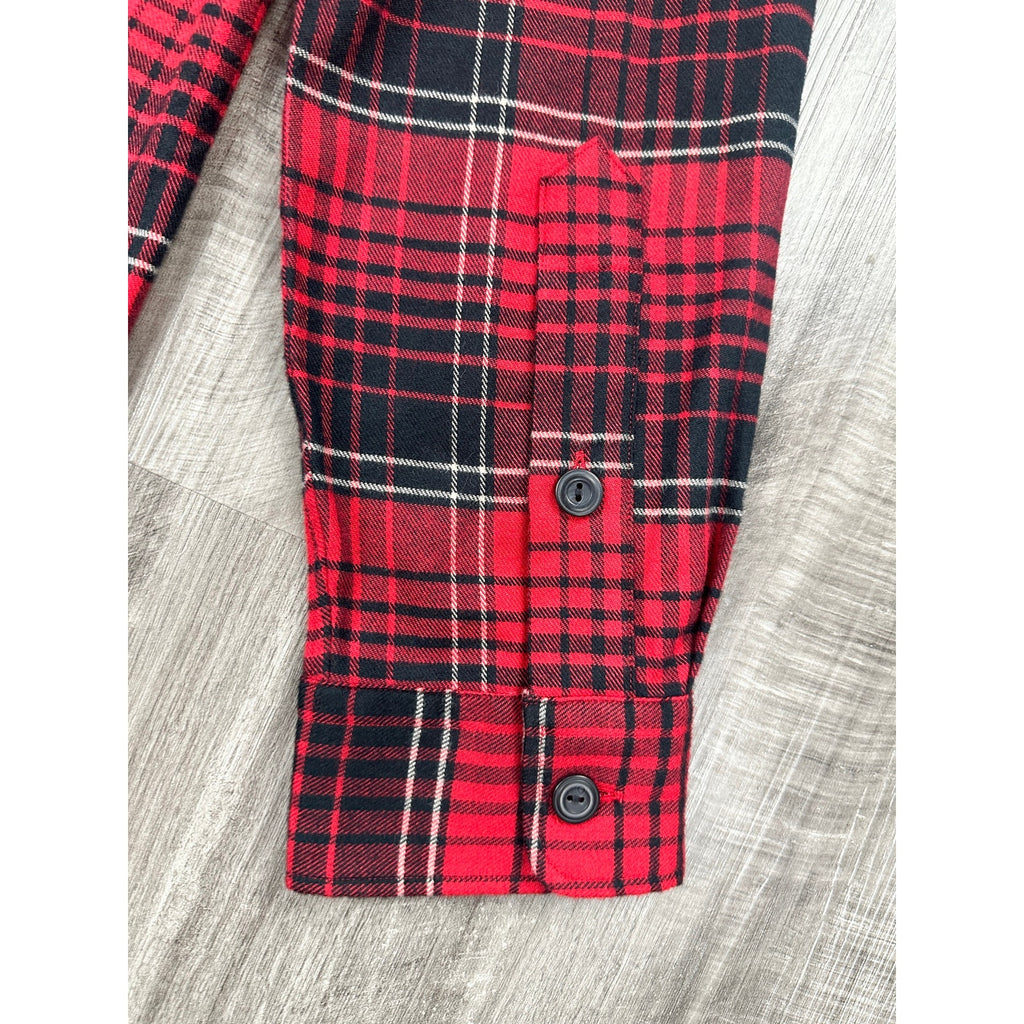 Polo Ralph Lauren Brushed Classic Fit Performance Plaid Long Sleeve Button Down Camp Shirt — Size Medium