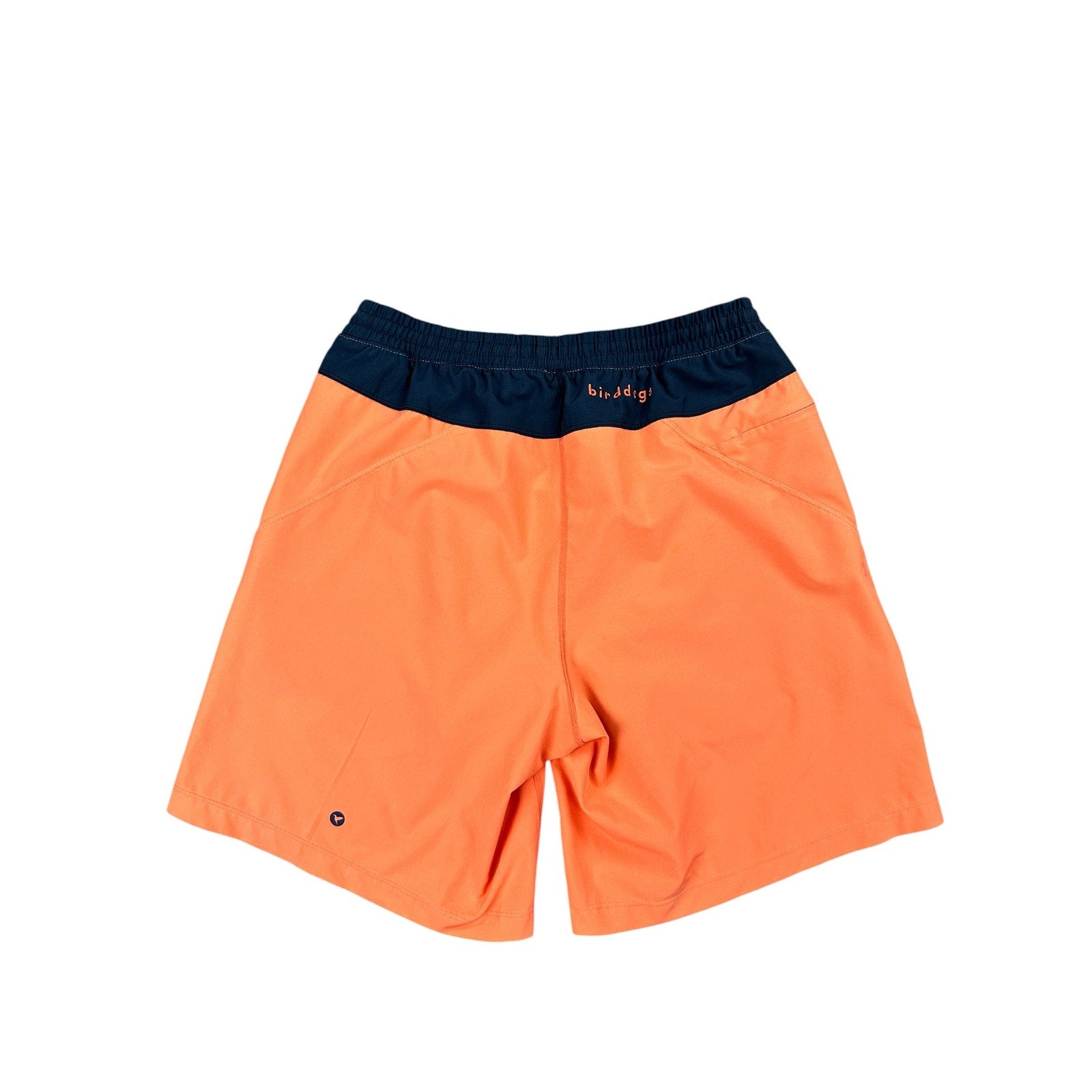 Birddogs Lined Gym Training Shorts in Peach and Navy — Size Large Extended // Preowned