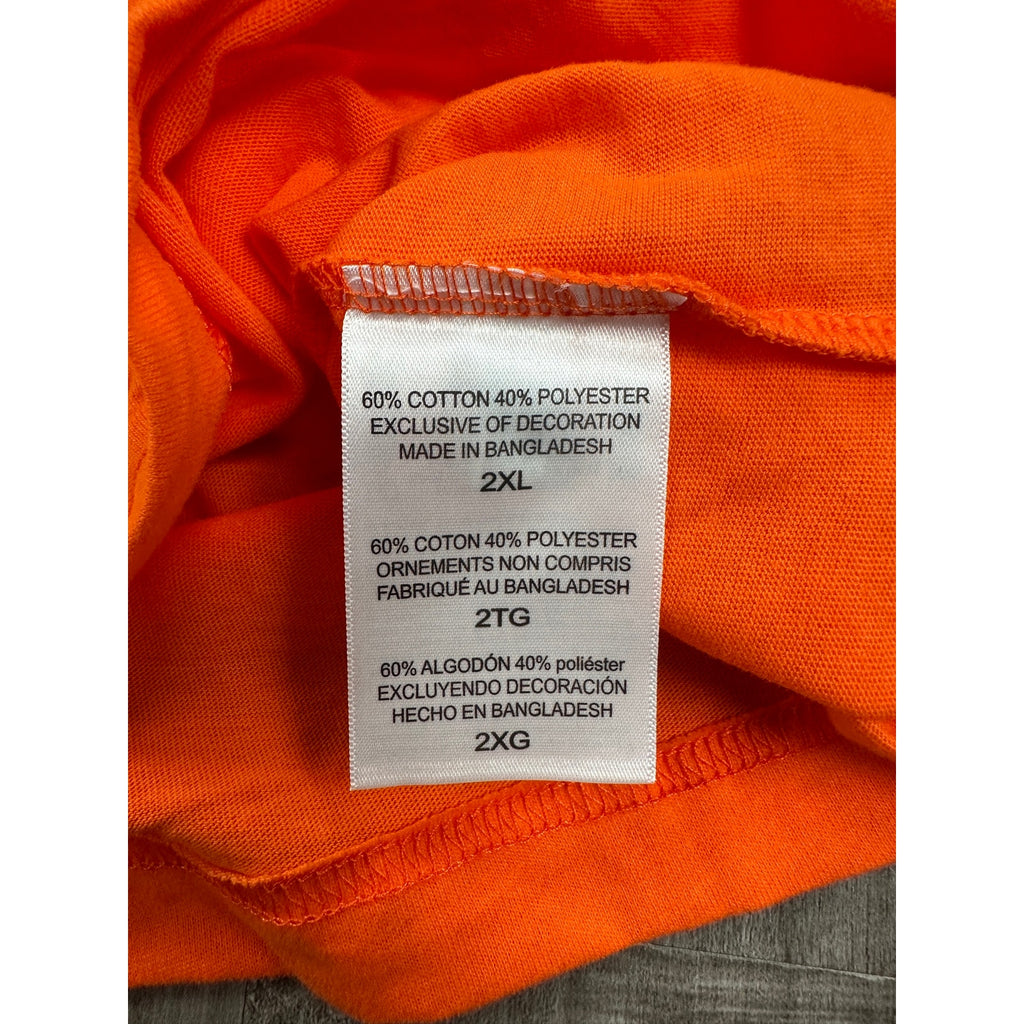Champion UTSA Roadrunners Long Sleeve Hooded Soft Tee in Bright Orange — Size 2XL