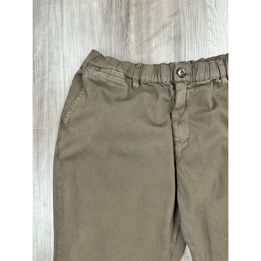 Cove Slim Straight Stretch Chino Pants in Brown — Size 34 // Preowned
