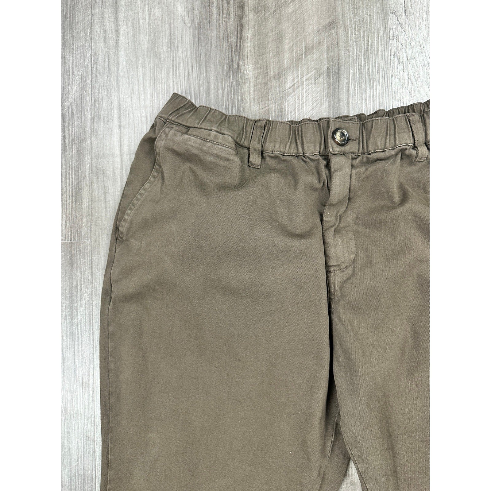 Cove Slim Straight Stretch Chino Pants in Brown — Size 34 // Preowned