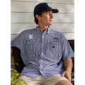 Columbia Rice Owls Super Bonehead PFG Vented Button Down in Navy Gingham — Size M // Preowned