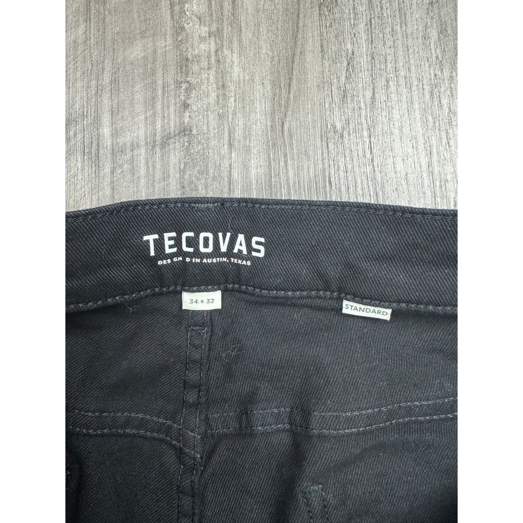 Tecovas Everyday Standard Straight Jeans in Black — Size 34x32 // Preowned