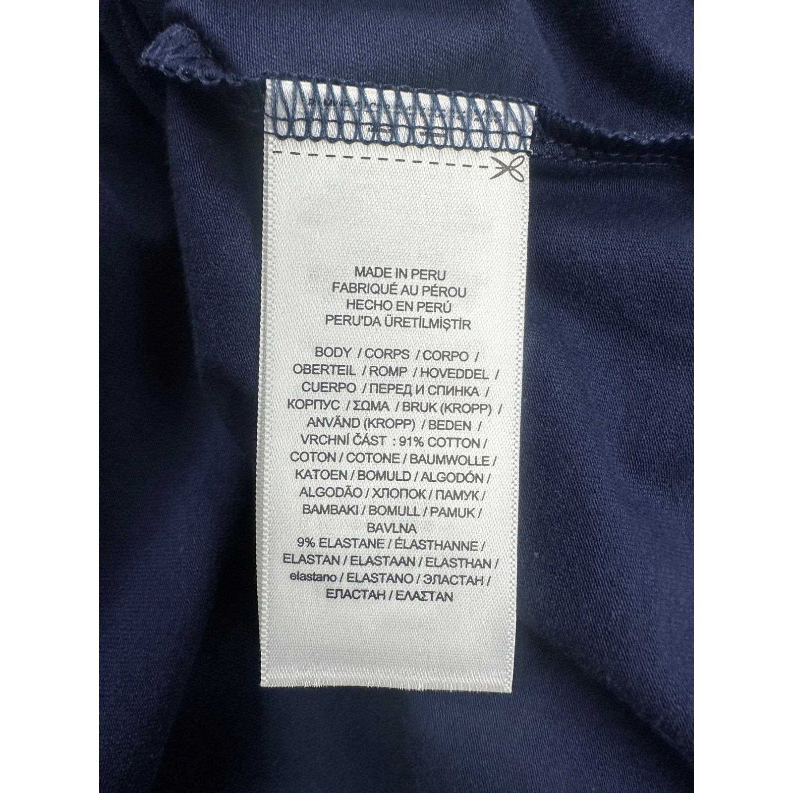 Polo Ralph Lauren Performance Classic Fit Long Sleeve Golf Polo in Navy — Size 2XL