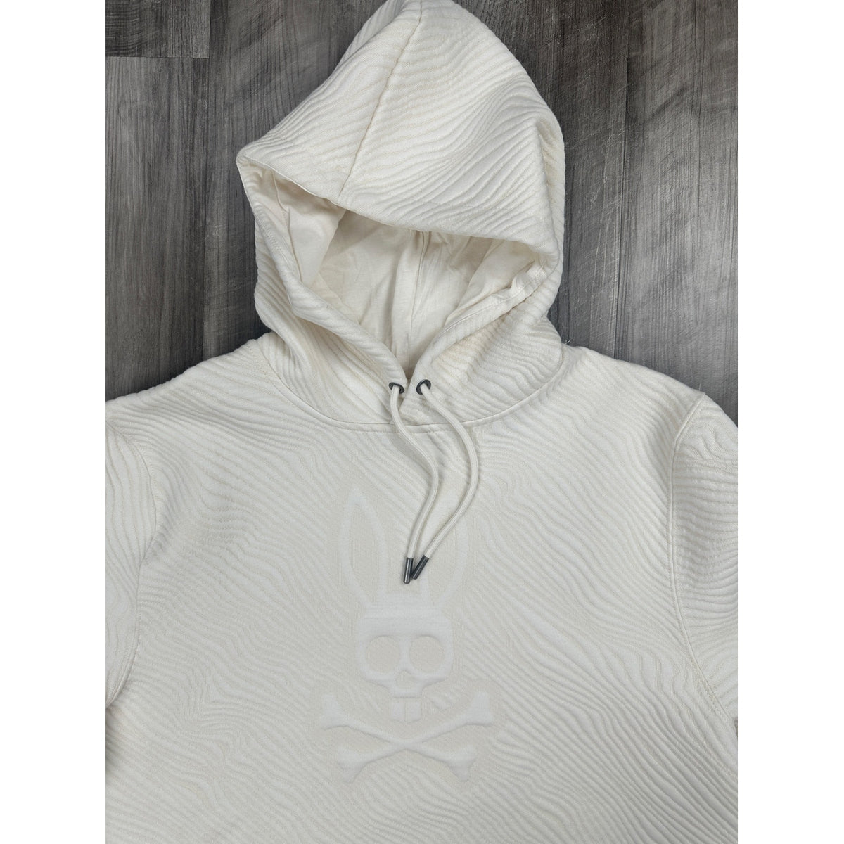 Psycho Bunny Kendrick Textured Pullover Hoodie — Size XL