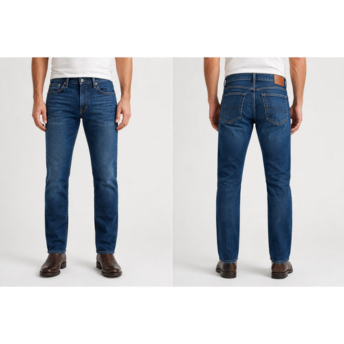 Adriano Goldschmied The Everett Slim Straight 5 Yrs Resident Vintage Dark Wash Jeans in Blue — Size 33x34 // Preowned