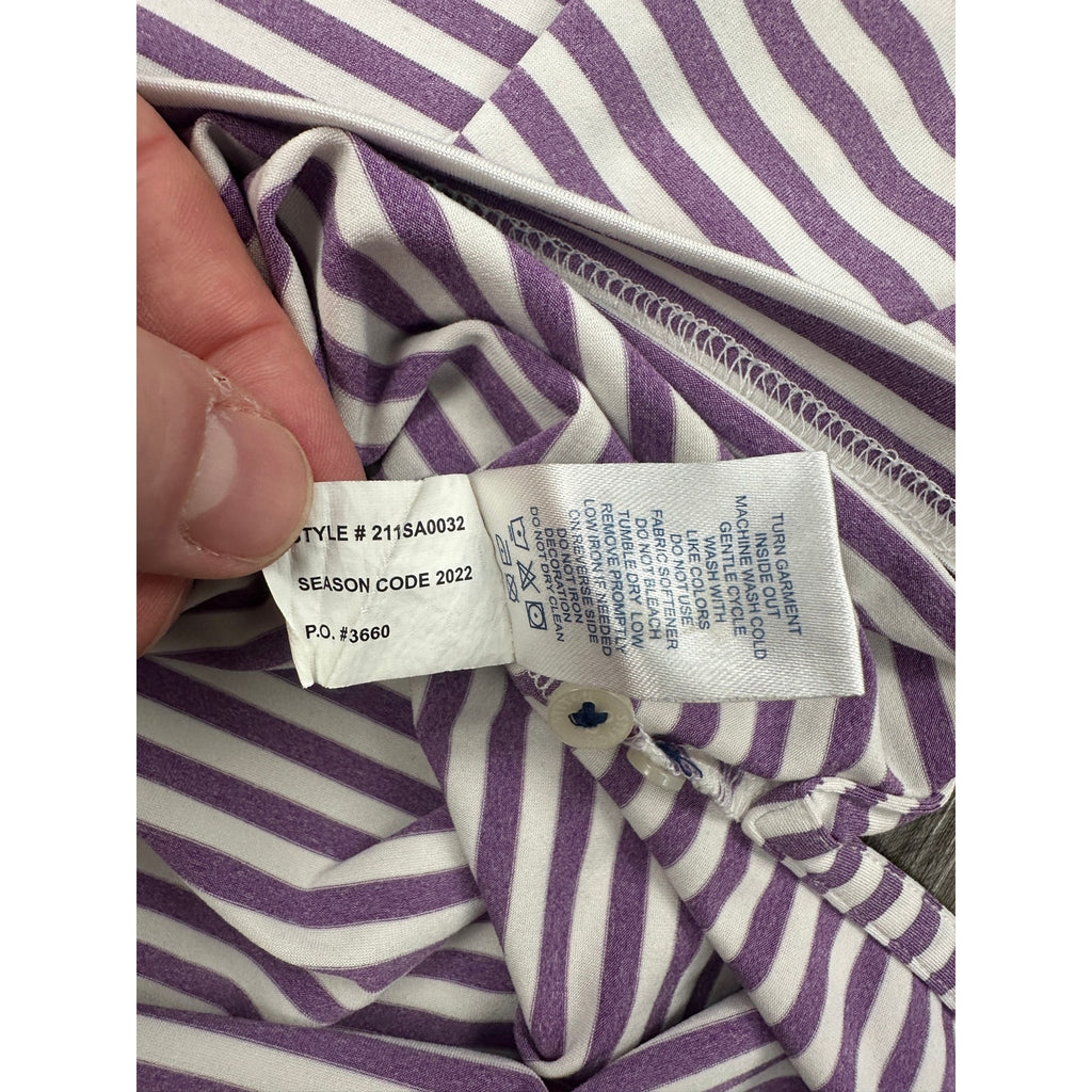 Stitch Damon Striped Performance Golf Polo — Size M/L // Preowned