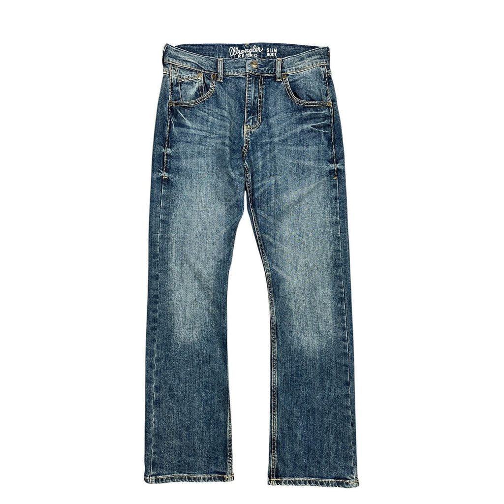 Wrangler RETRO Slim Bootcut Jeans in Blue — Size 32x32 // Preowned