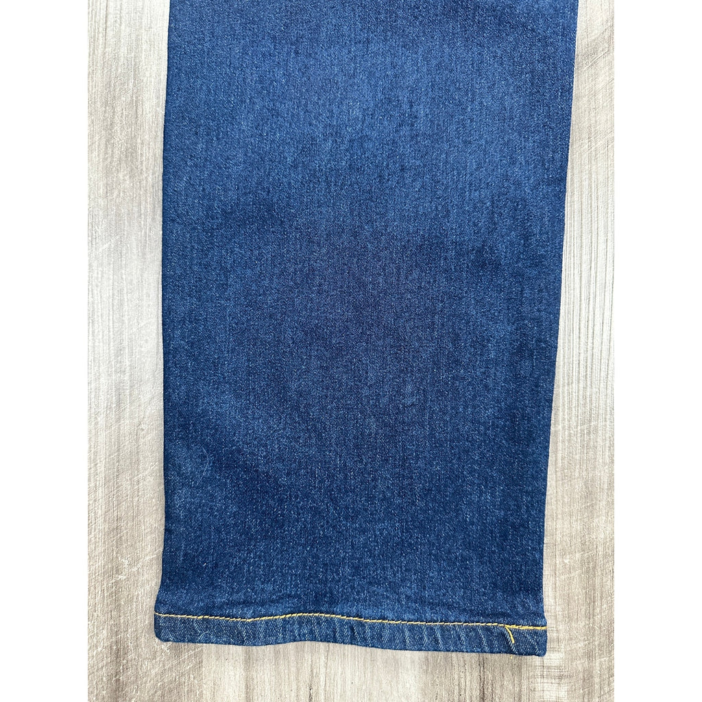 Seven7 Slim Straight Stretch Jean in Dark Rinse — Size 38x32