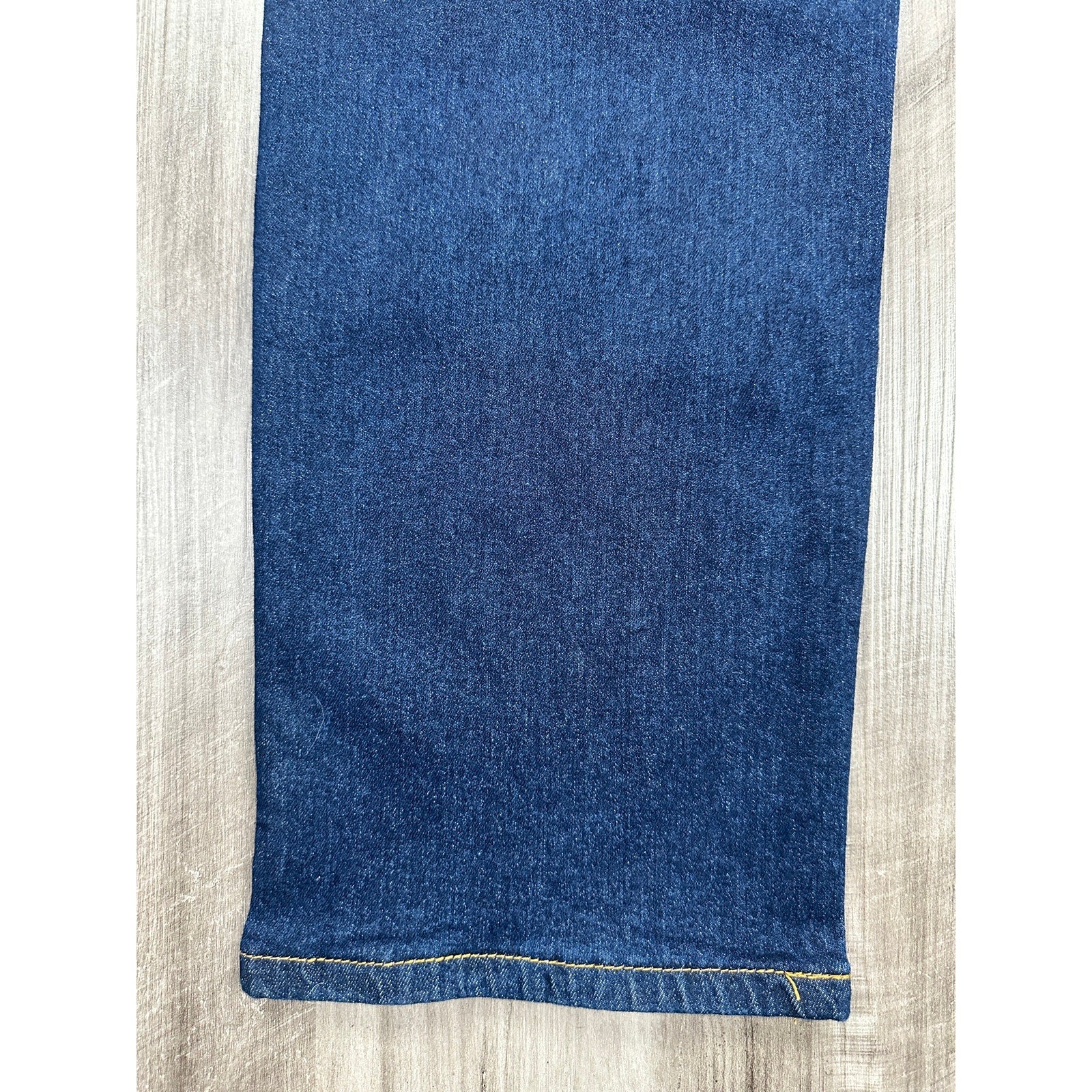 Seven7 Slim Straight Stretch Jean in Dark Rinse — Size 38x32
