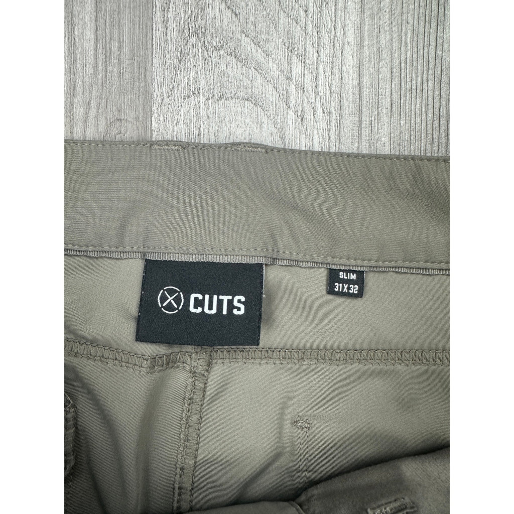 Cuts Clothing AO Slim 5 Pocket Performance Pants in Sepia Tint — Size 31 // Preowned