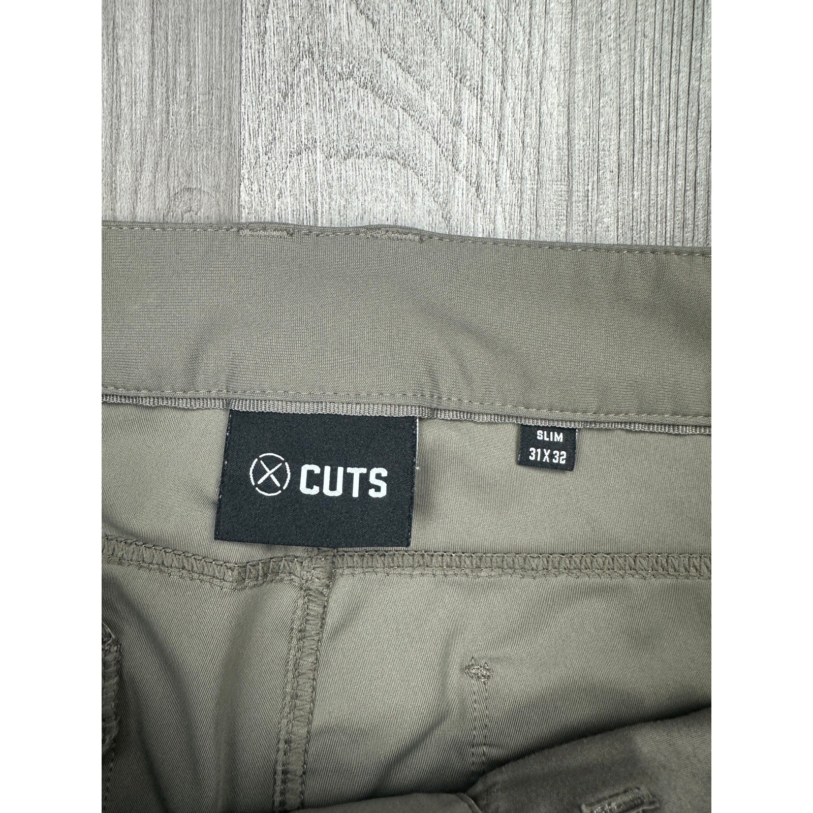 Cuts Clothing AO Slim 5 Pocket Performance Pants in Sepia Tint — Size 31 // Preowned