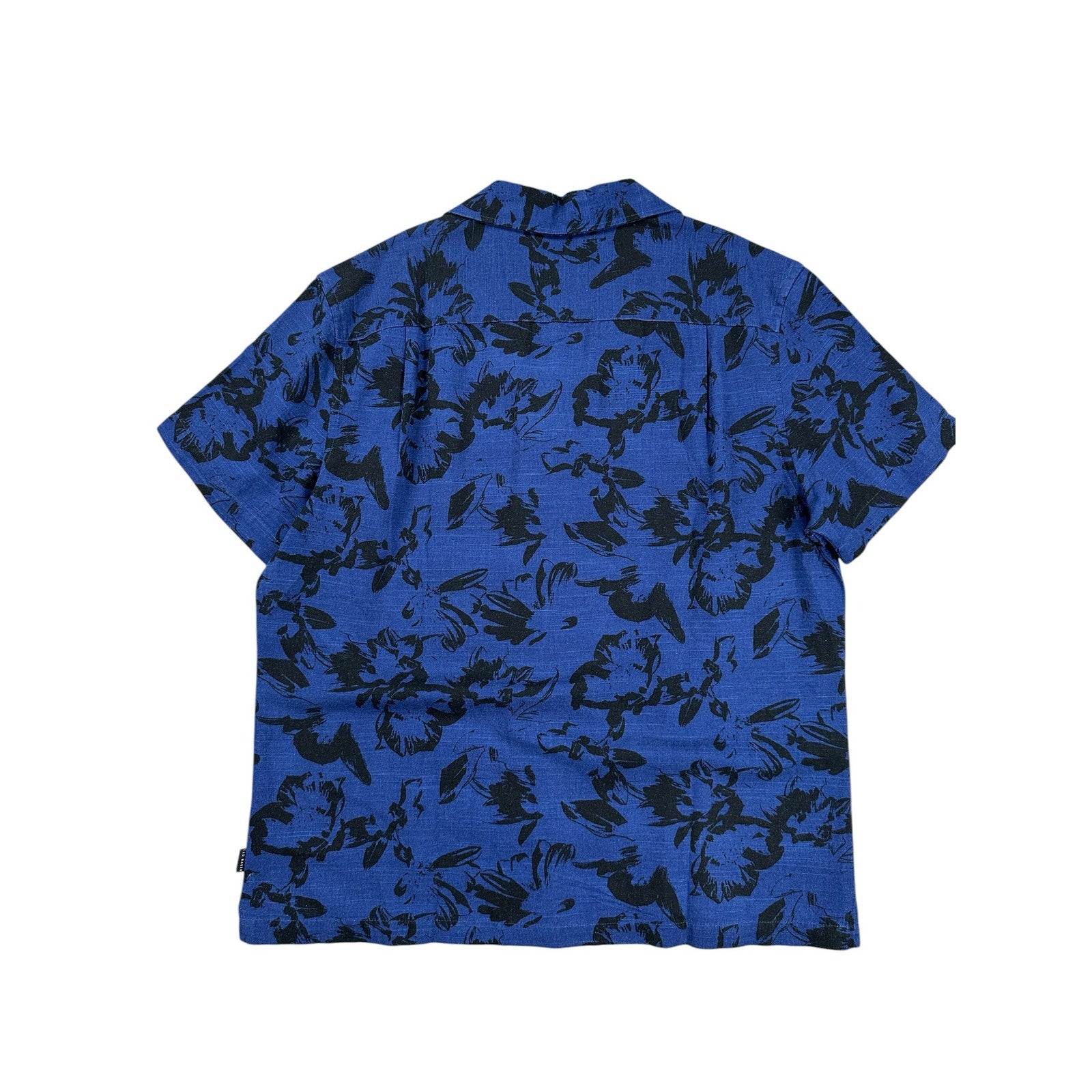 Ted Baker London Midnight Sail Hawaiian Viscose Blend Camo Shirt - Large