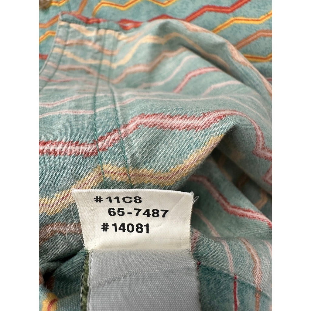 Orvis Santa Fe Wave Stripe Short Sleeve Shirt — Size XL // Preowned