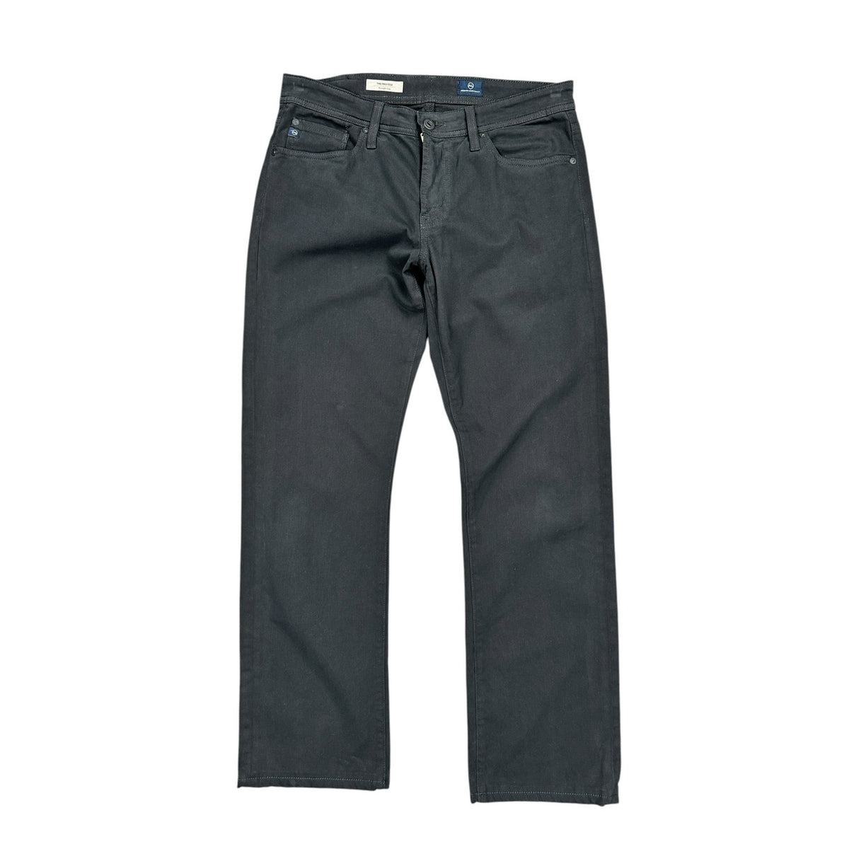 AG Adriano Goldschmied The Protégé Straight Leg Sueded Sateen Stretch Chino Jeans — Size 30x34 // Preowned