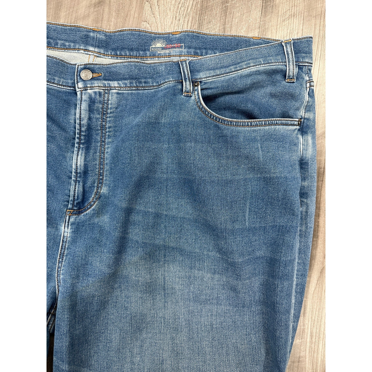 Faherty Stretch Terry 5 Pocket Jean Pants — Size 50x30 // Preowned