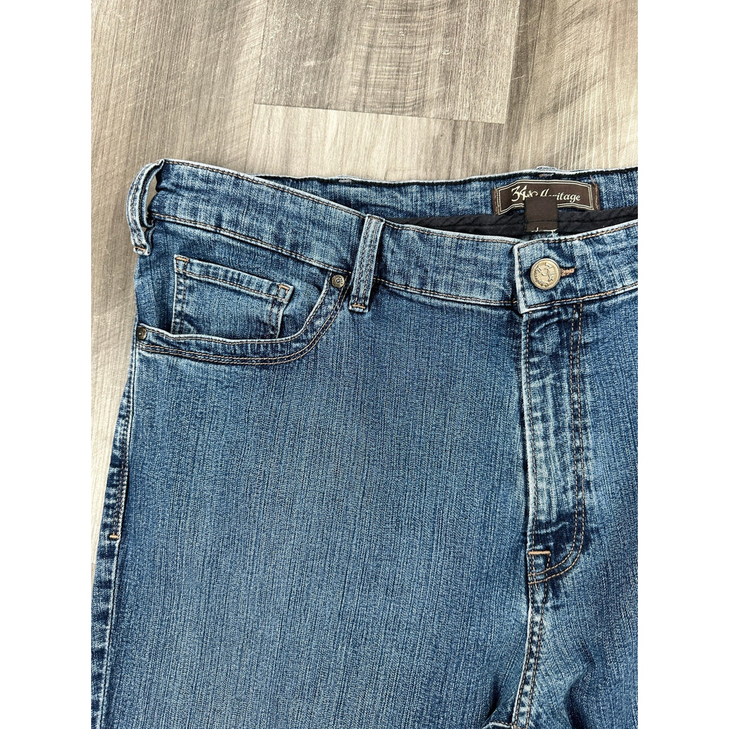 34 Heritage Charisma Relaxed Straight Jeans in Blue — Size 42x34 // Preowned