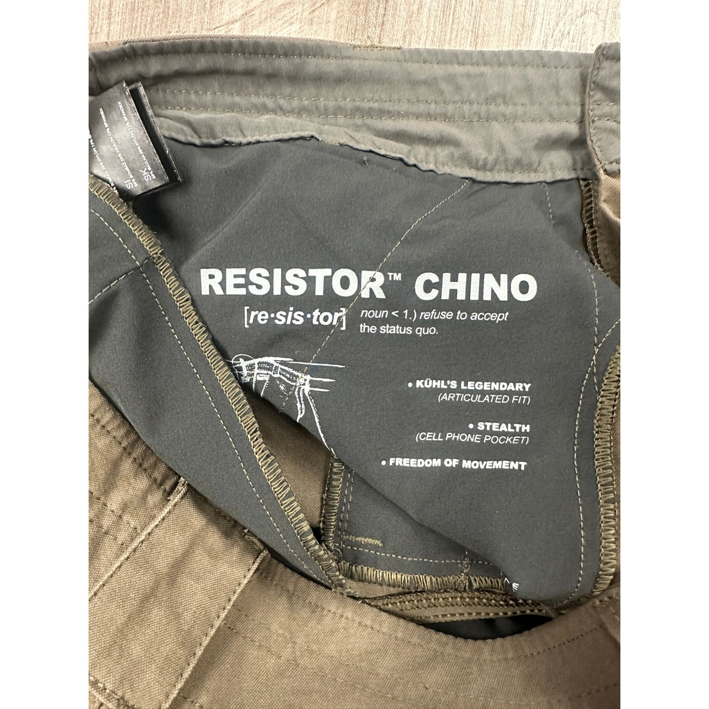 Kuhl Resistor Chino Pants in Olive Khaki — Size 34x30 // Preowned