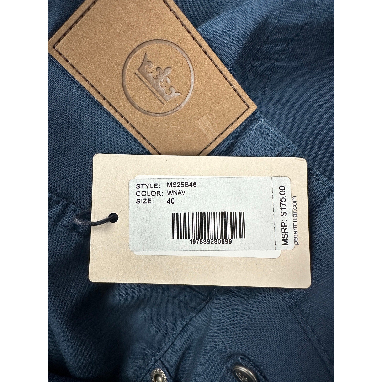 Peter Millar Crown Comfort Five-Pocket Pant in Navy — Size 40