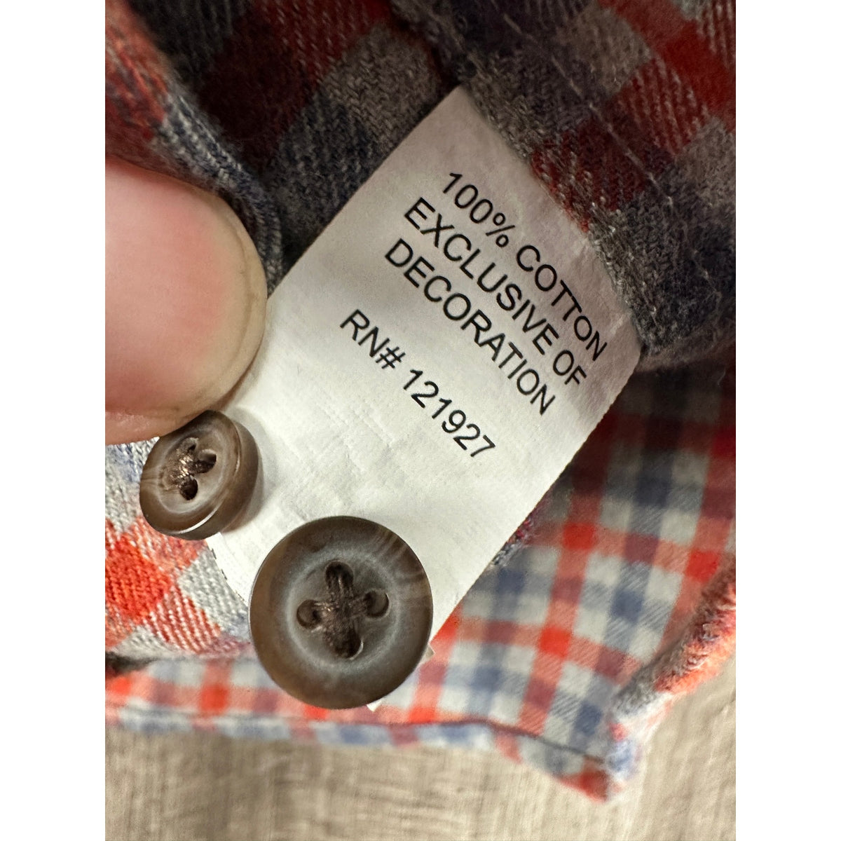 Johnnie-O Dickens Check Long Sleeve Flannel Sport Shirt — Size XL // Preowned