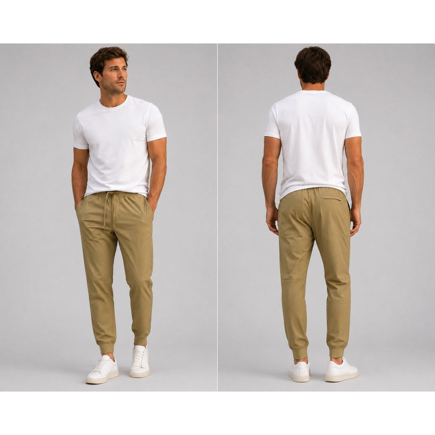 Lululemon ABC Warpstreme Joggers in Tan — Size Large // Preowned
