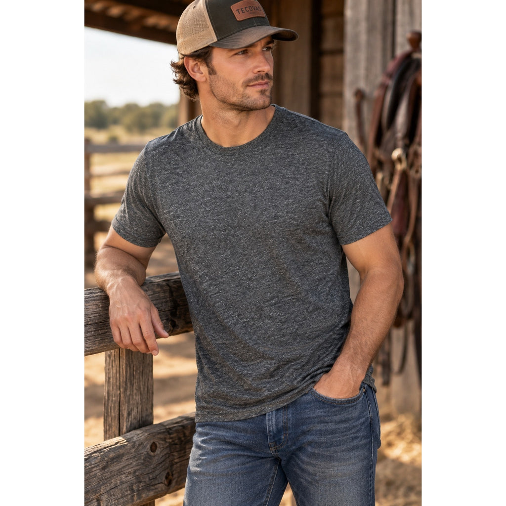 Tecovas Tri-Blend Tee — Size Small