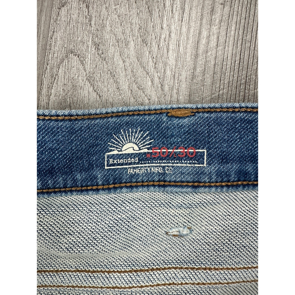 Faherty Stretch Terry 5 Pocket Jean Pants — Size 50x30 // Preowned