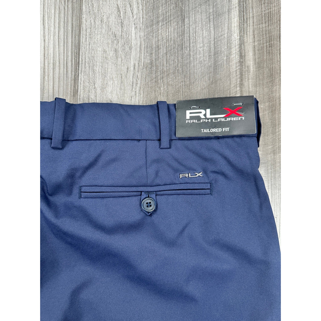 RLX Ralph Lauren Tailored Fit Performance Golf Shorts in Navy — Size 36
