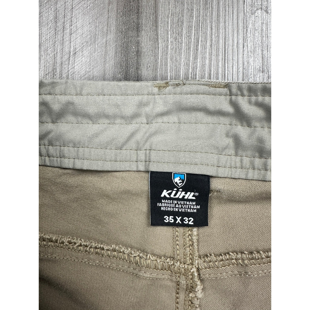 Kuhl Revolt Sweat Pant Performance Chino Pants in Khaki — Size 35x32 // Preowned