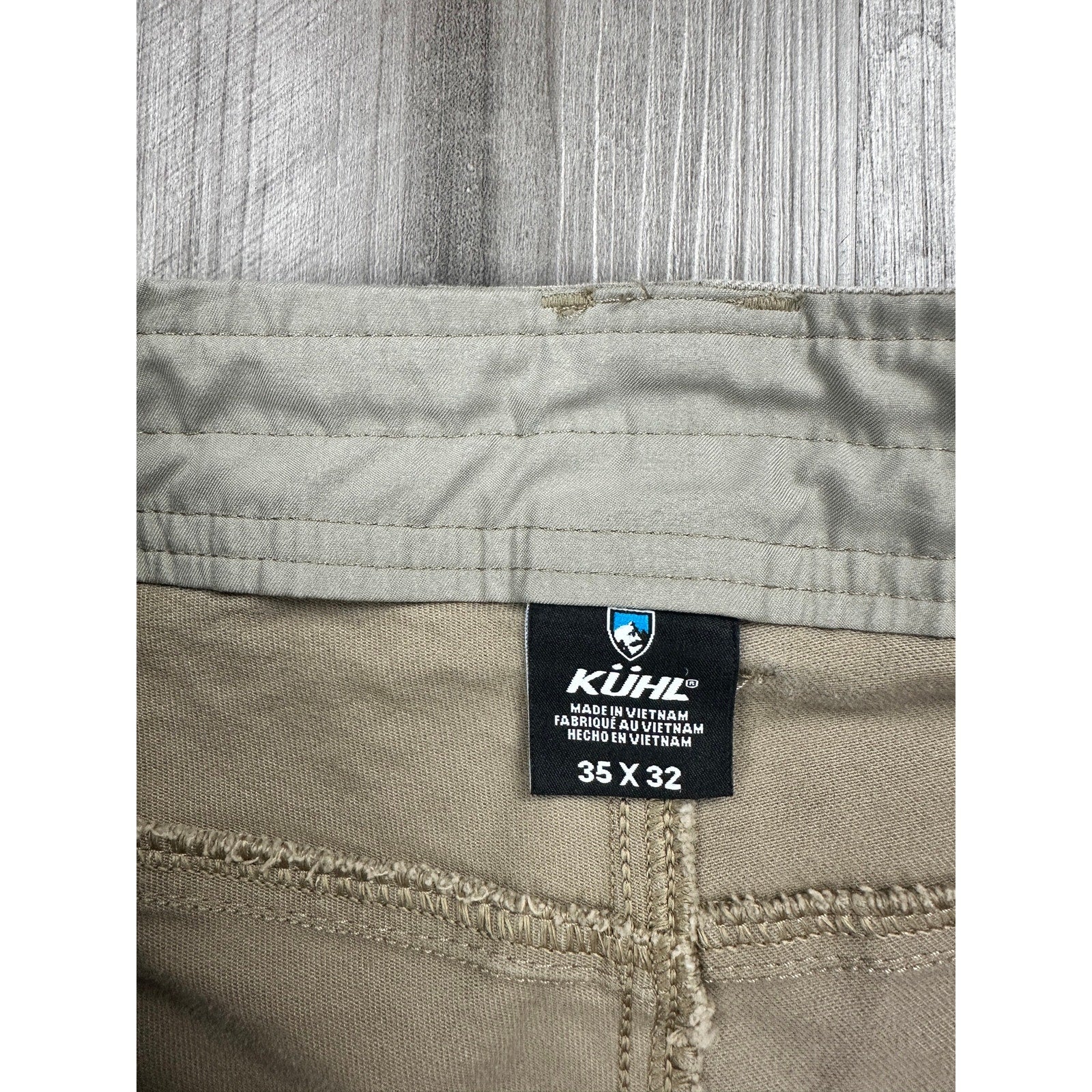 Kuhl Revolt Sweat Pant Performance Chino Pants in Khaki — Size 35x32 // Preowned