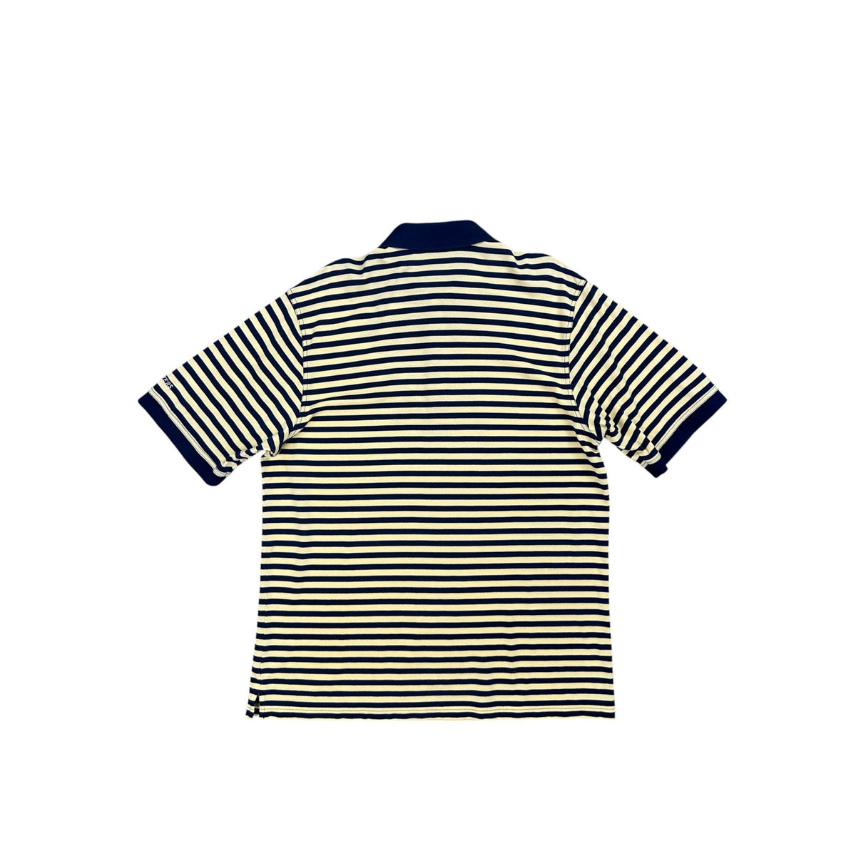 Masters Collection 60's Two Ply Mercerized Striped Classic Pique Polo — Size Large // Preowned