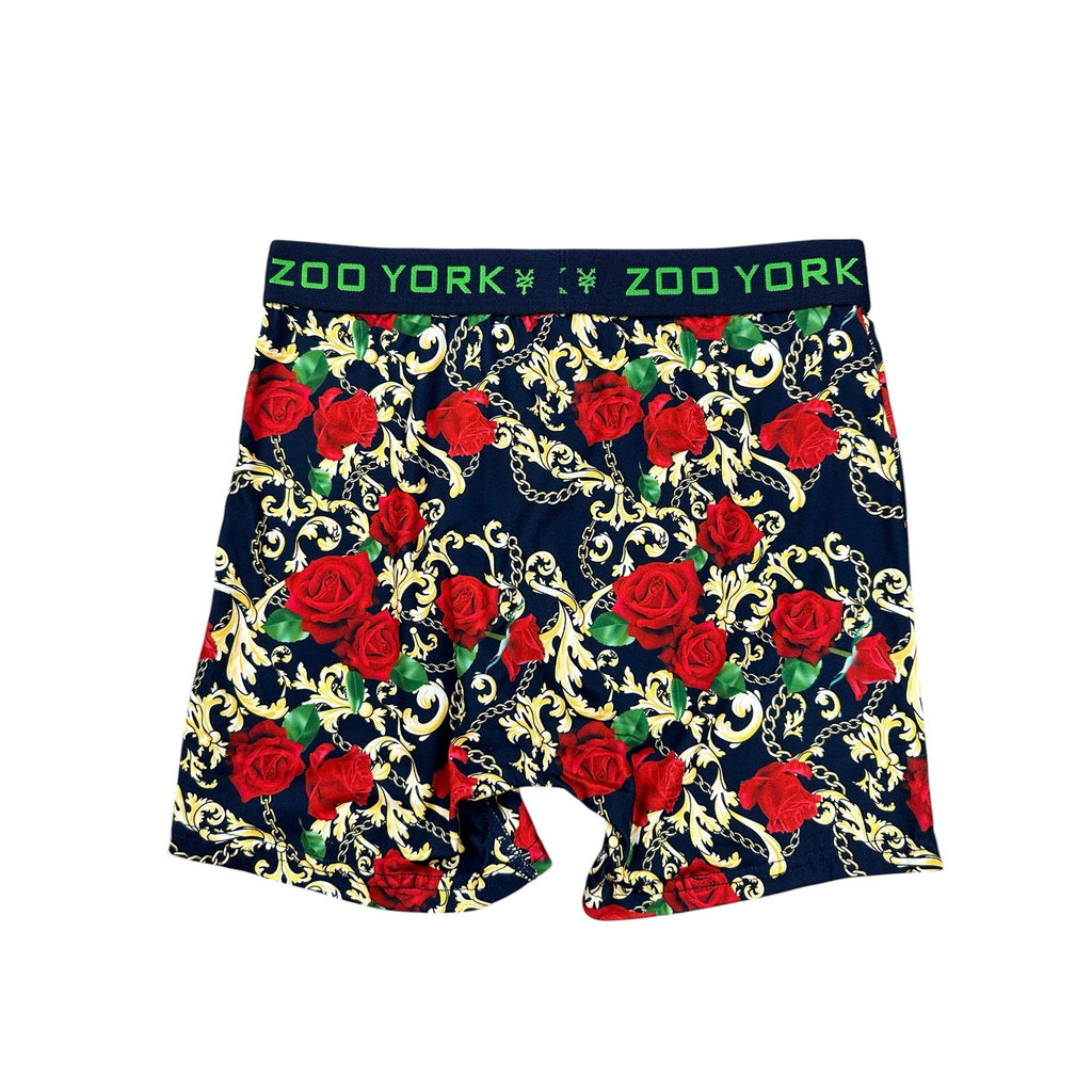 Zoo York Super Soft Brushed Tagless 360 Stretch Boxer Briefs 4-Pack in Multi — Size Small