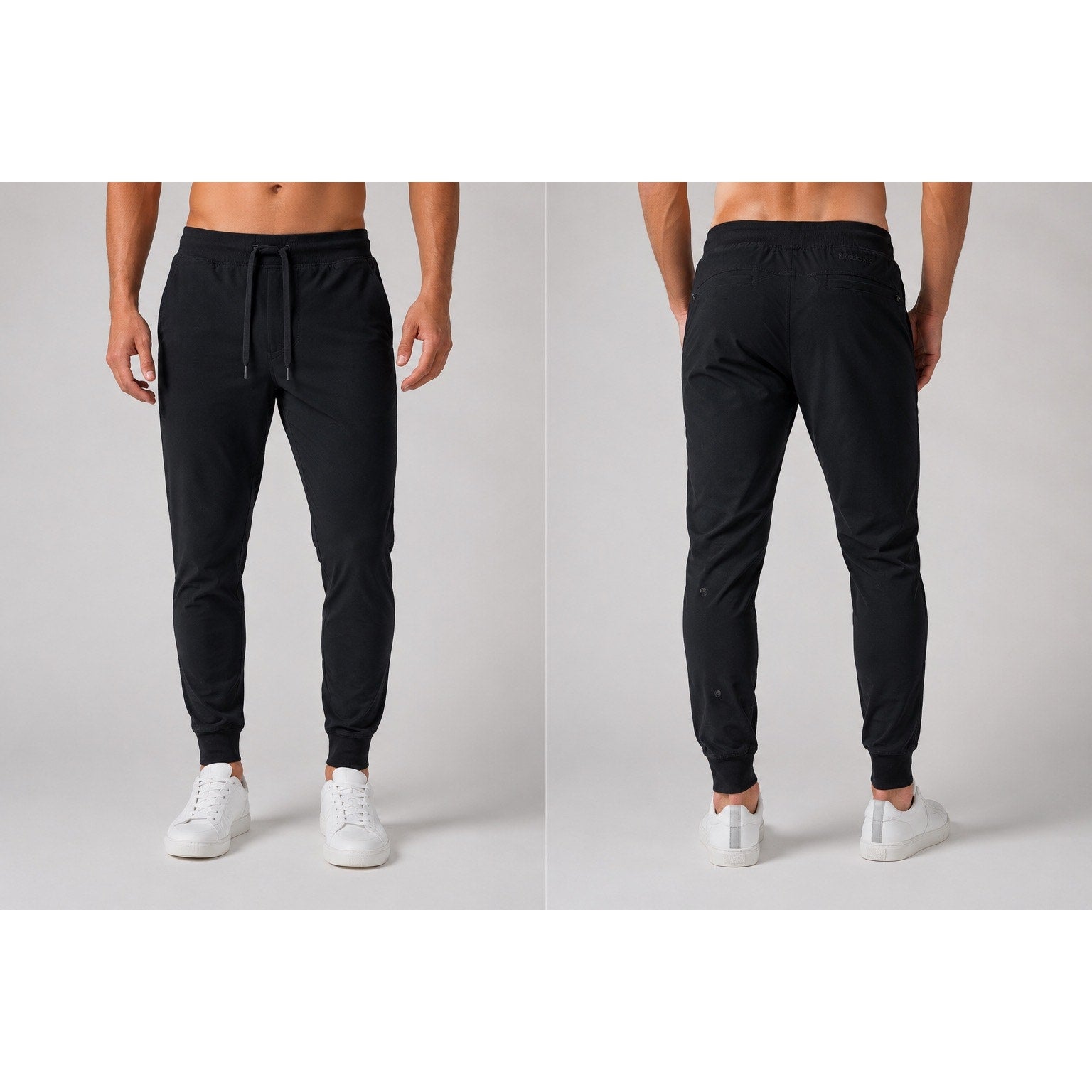 Birddogs Lined Joggers in Black — Size Large // Preowned