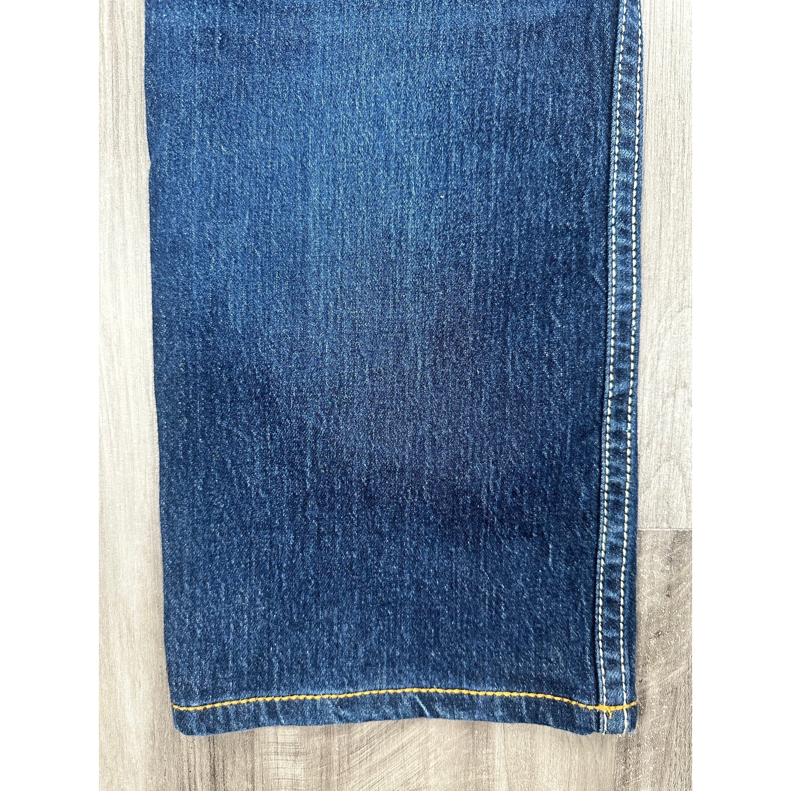 Rank 45 Slim Straight Jeans in Midnight Hawk Blue — Size 36 // Preowned