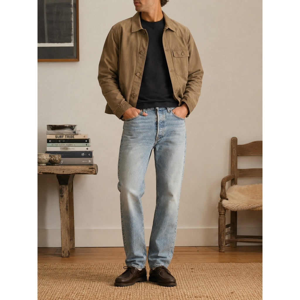 Alex Mills AM Original 5 Pocket Jean in Light Wash — Size 32