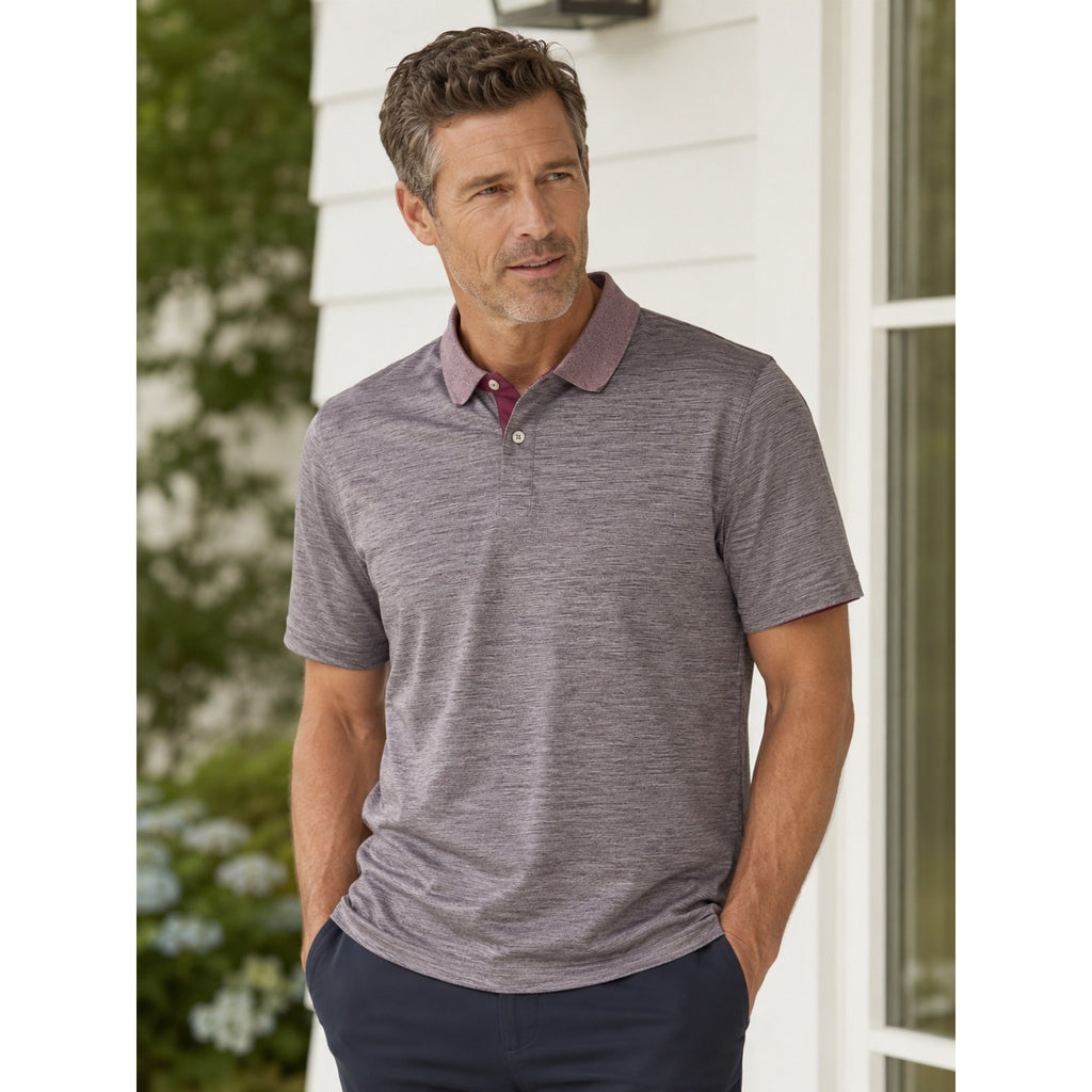 UNTUCKit Hannifer Performance Polo in Purple — Size 3XL // Preowned