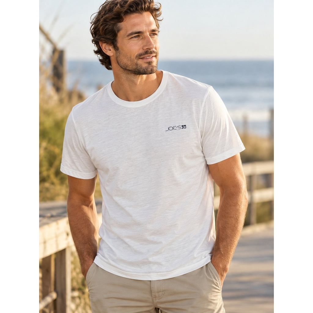 Joe's Jeans Everyday Comfort Soft Cotton Crewneck Tees - 4 Pack — Size Medium