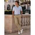 Mizzen+Main Helmsman Performance Slim Fit Chino Pants in Mocha — Size 30x30